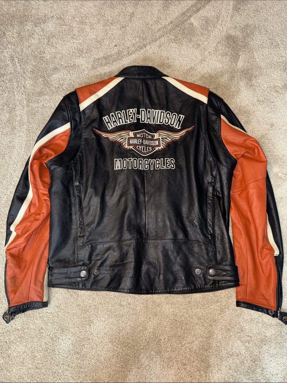 Harley-Davidson Leather Riding Jacket - Picture 3 of 4